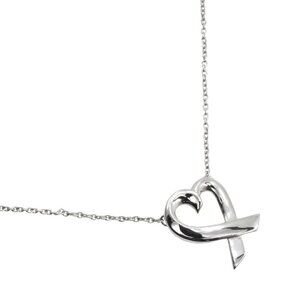 TIFFANY&Co. Loving heart Necklace Paloma Picasso Silver925 2.4g Women